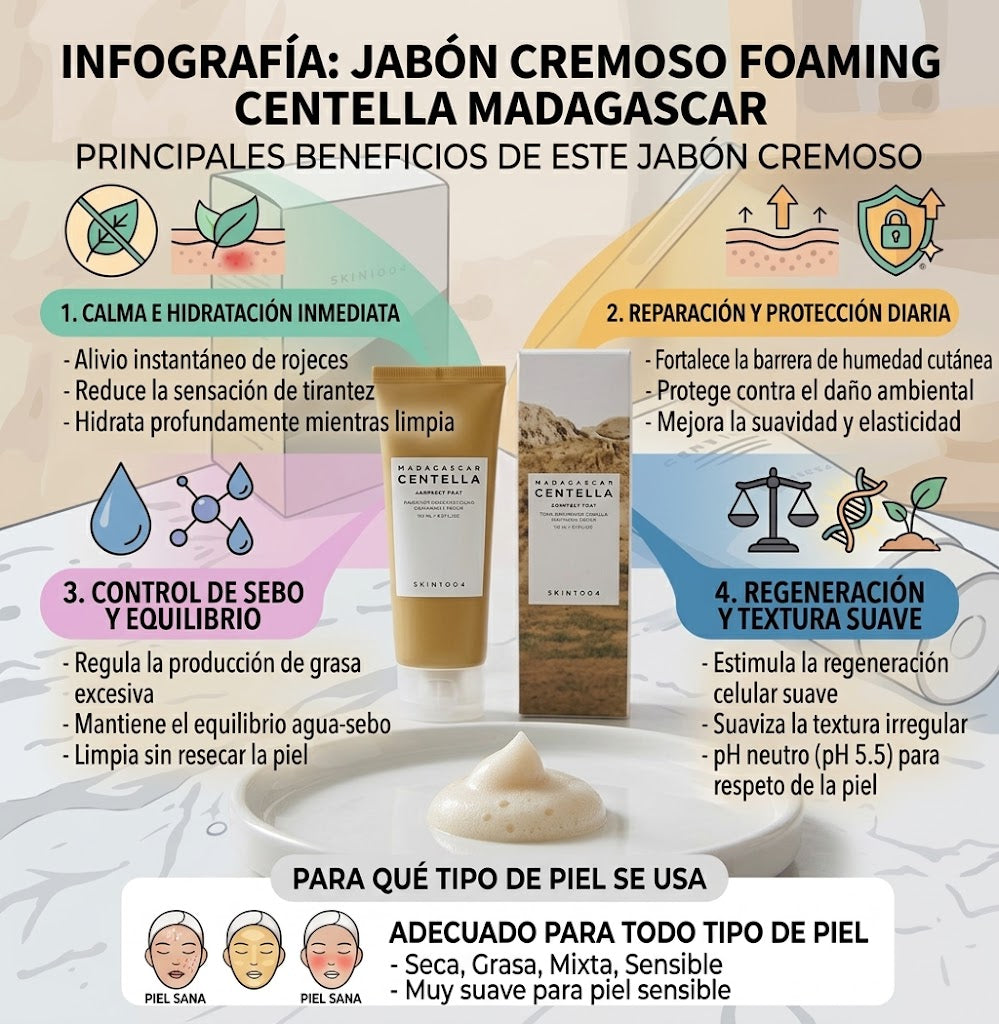 Jabón Facial Madagascar Centella Ampoule