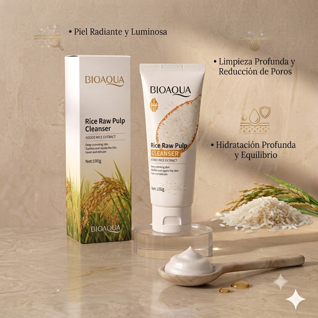 Jabón Liquido de Arroz Bioaqua